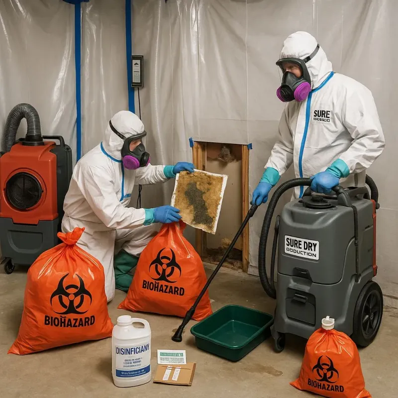 Contaminated Water Handling Protocols process in Clare County, MI