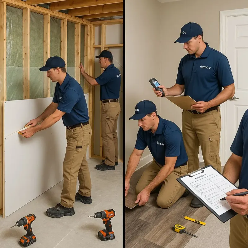 Repairs and Reconstruction process in Clare County, MI